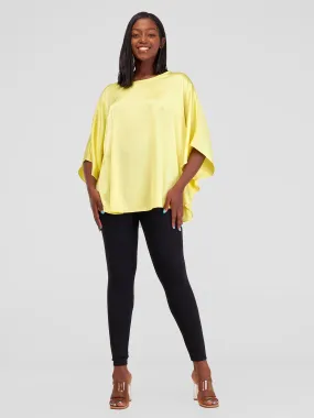 Vivo Sakari Circular Loose Top - Yellow