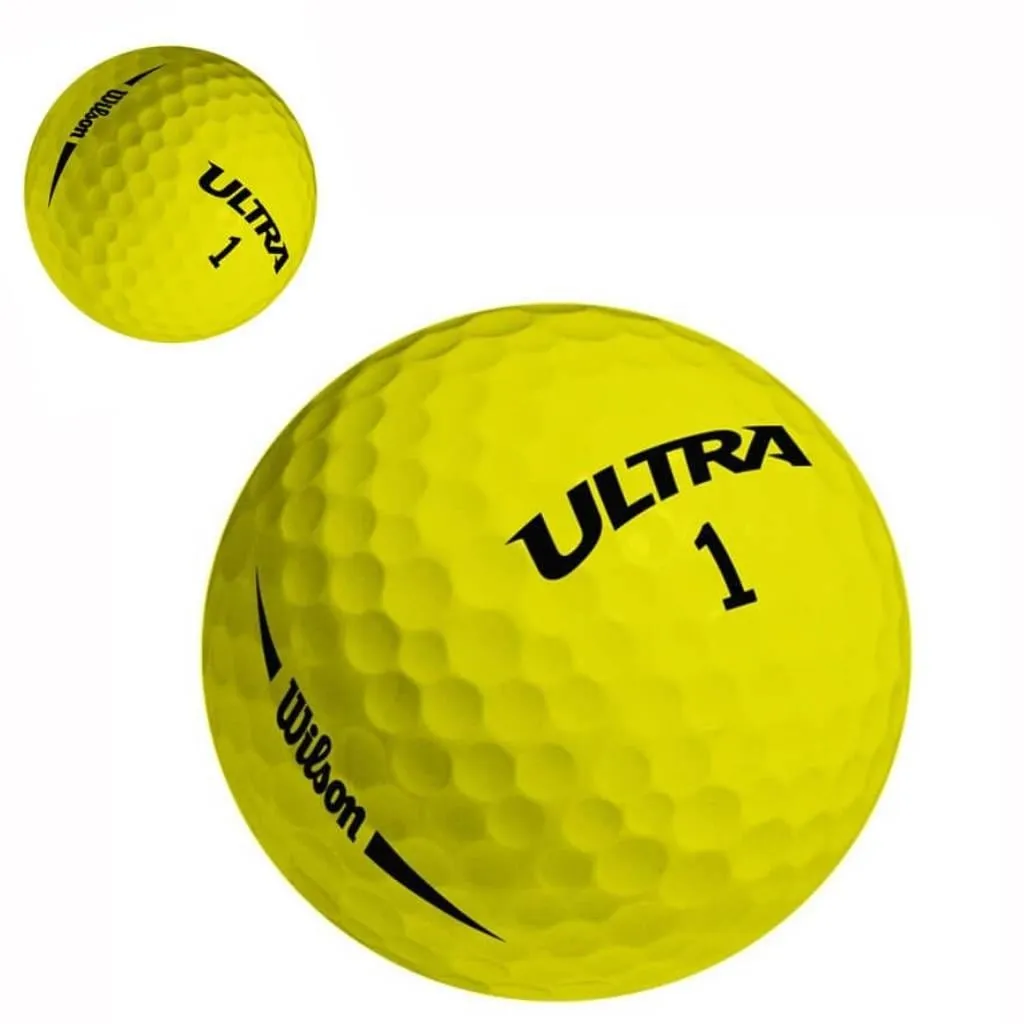 Wilson Ultra 2022 Golfballen - Geel 15 Pack