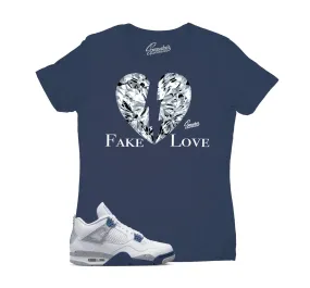 Womens - Midnight Navy 4 Fake Love Shirt