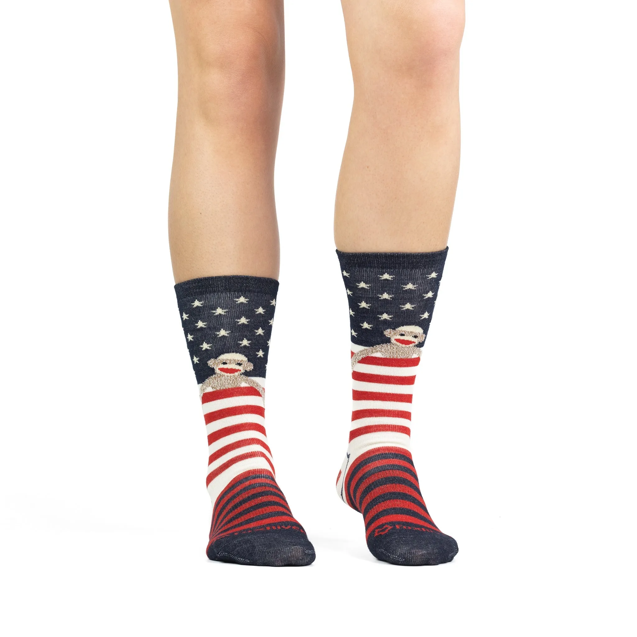 Women's Monkey Flag Ultra-Lightweight Crew Sock