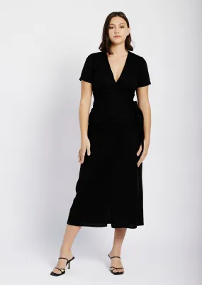 Wrap Dress in Black